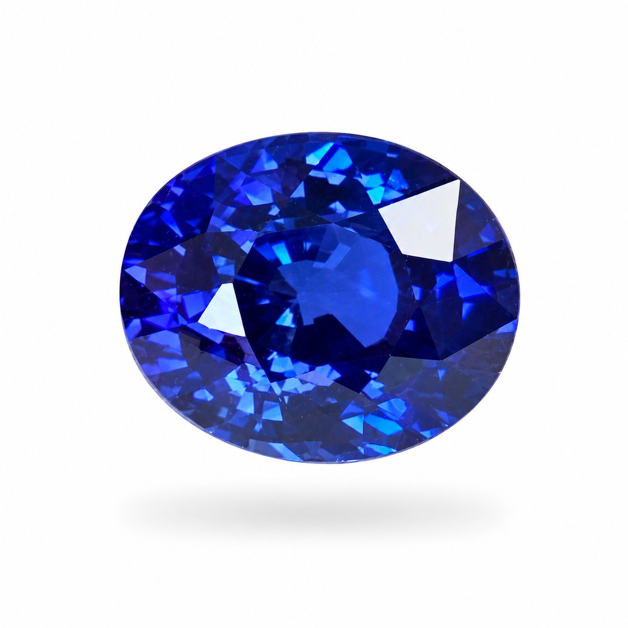 3.28 ct Oval Blue Natural Sapphire